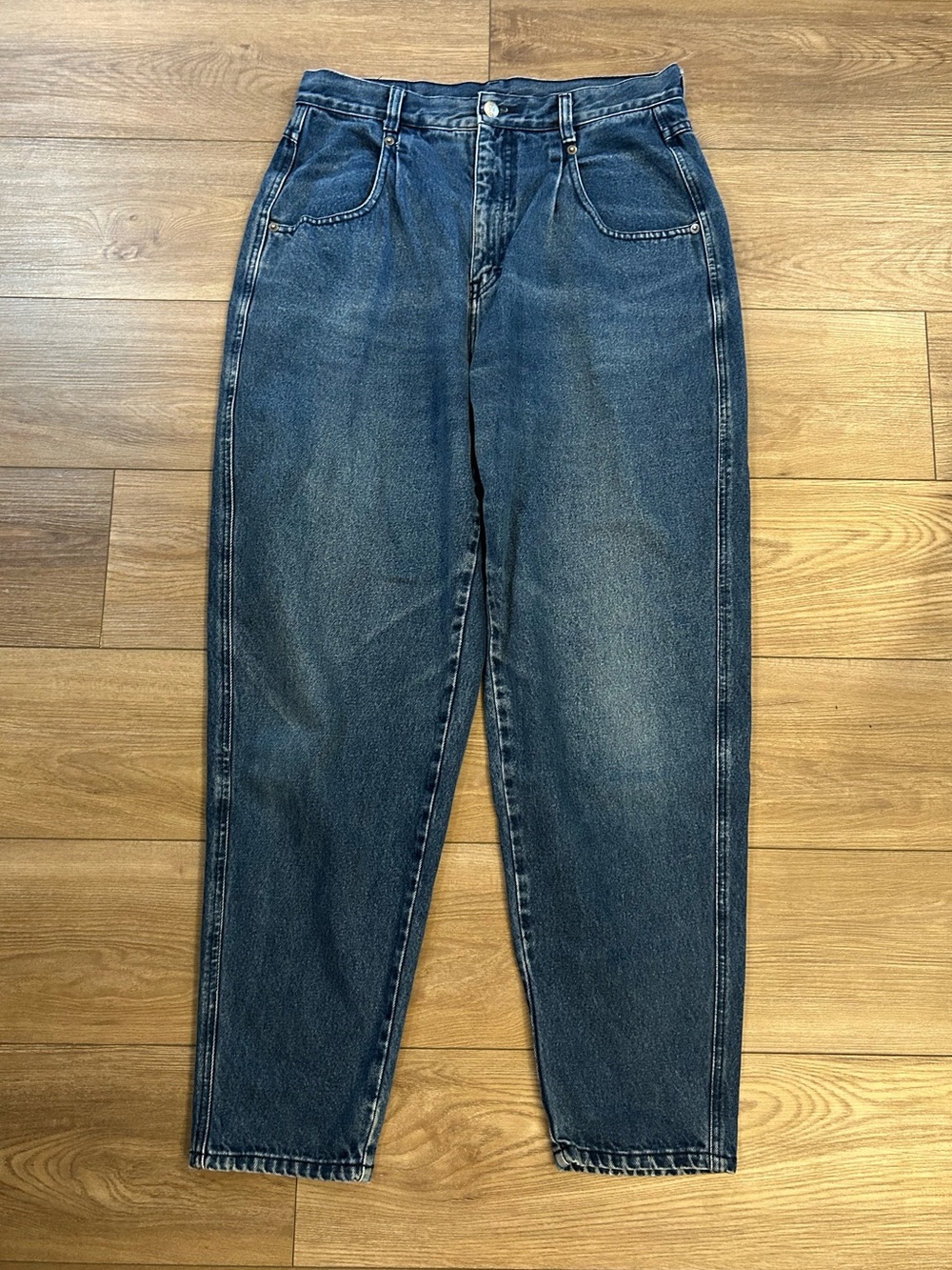 Vintage 80s Brittania Jeans Women’s 14 High Rise Pleated Straight Leg